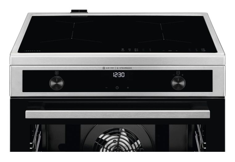 CIB6643BBM Freistehender Herd Elektro groß mit Induktions Kochfeld 