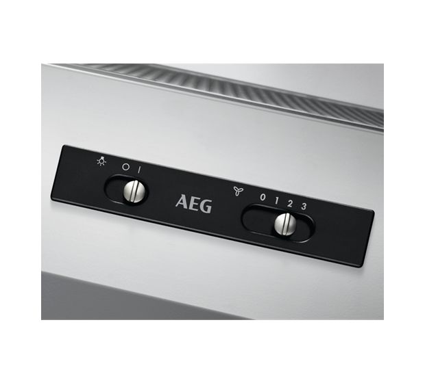 DEB2531S Abluft/Umluft Dunstabzugshaube/Esse Einbau 56 cm (Grau) 