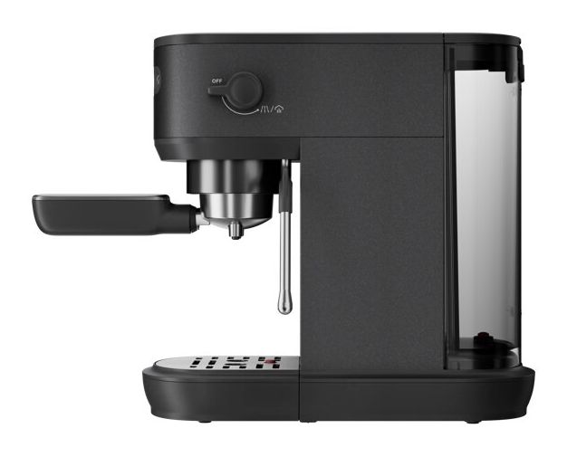 EC7-1-6BO Design Collection Siebträger Kaffeemaschine 1250 W  (Schwarz) 