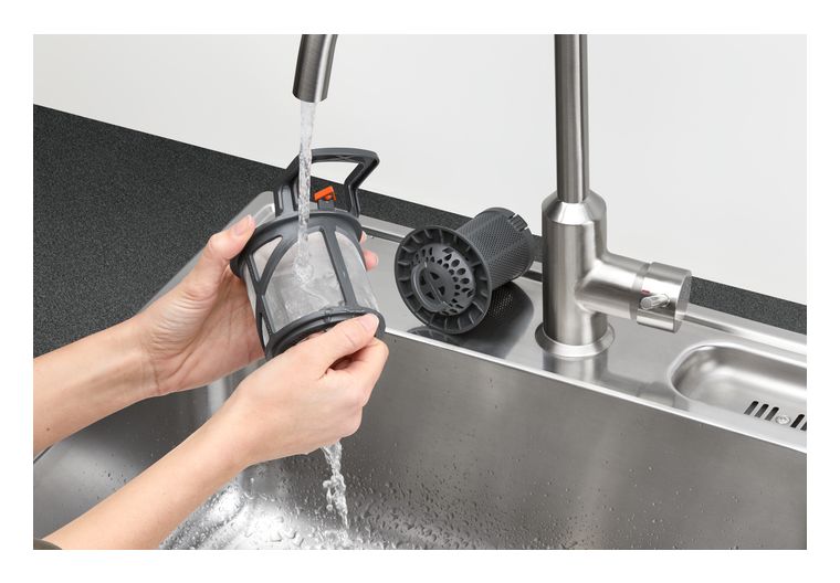 FEE73407ZM 45 cm Geschirrspüler teilintegriert (ohne Front) Leise 9 Maßgedecke aquaStop Funktion Auto Open 