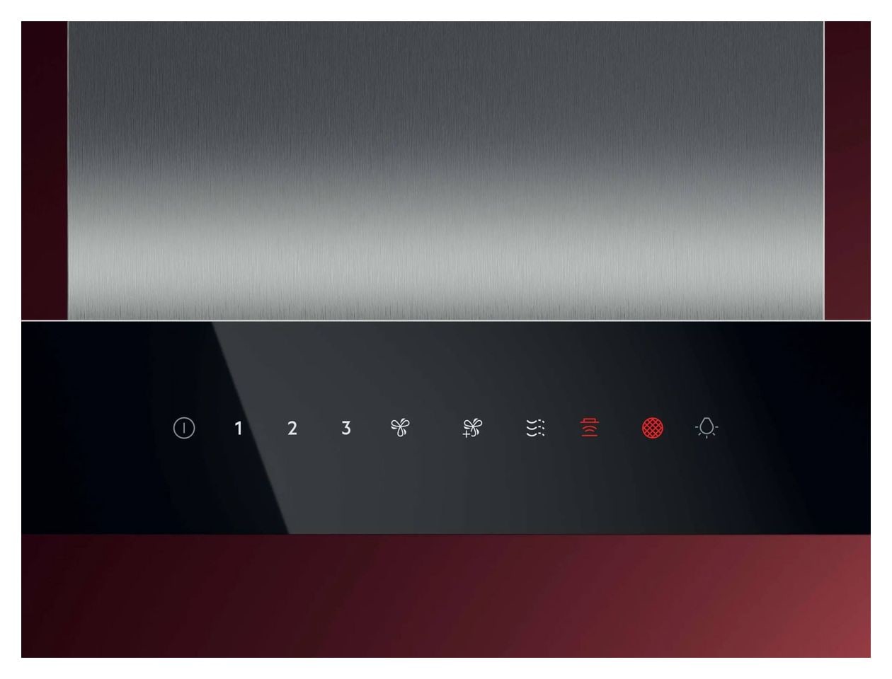 GB67D61HL Dunstabzugshaube Wand 60 cm Abluft/Umluft (Schwarz/Edelstahl) 