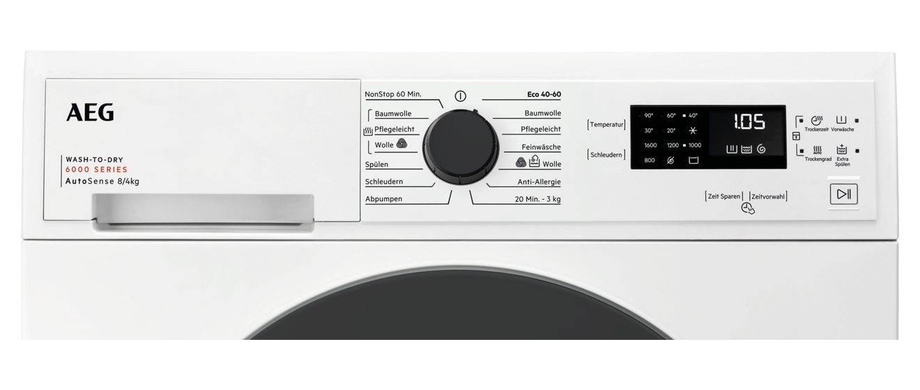 Serie 6000 LWK6F86EX 8 kg 4 kg Kondensations Waschtrockner 1500 U/min 