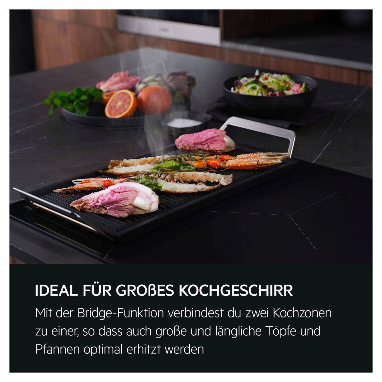 Serie 6000 OIO64B00XB autarkes 60 cm Induktionskochfeld 4 Kochzonen 