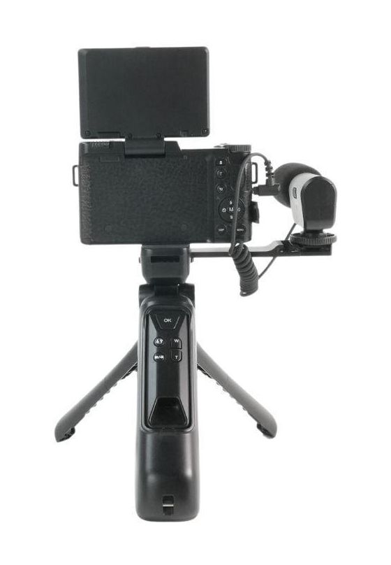 Realishot VLG-4K Digital Vlogging Kamera-Set 48 MP   (Schwarz) 