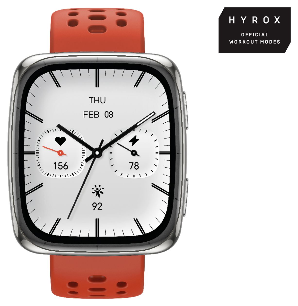 Active 2 Digital Smartwatch Rechteckig 341 ppi  (Edelstahl) 