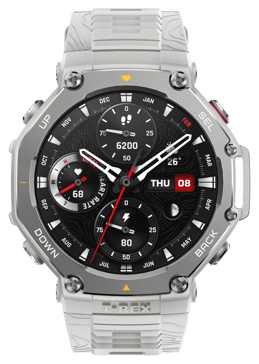 T-Rex 3 Digital Smartwatch Rund 648 h 322 ppi  (Edelstahl) 