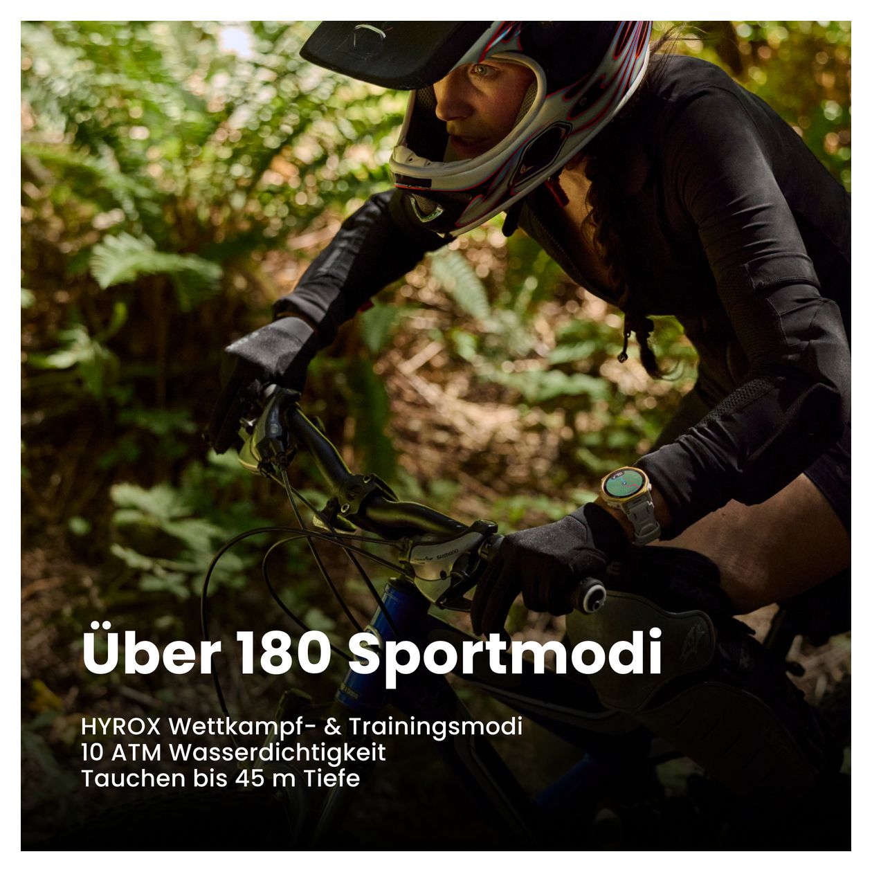 T-Rex 3 Pro Digital 44 mm Smartwatch Rund 353 ppi  (Schwarz) 