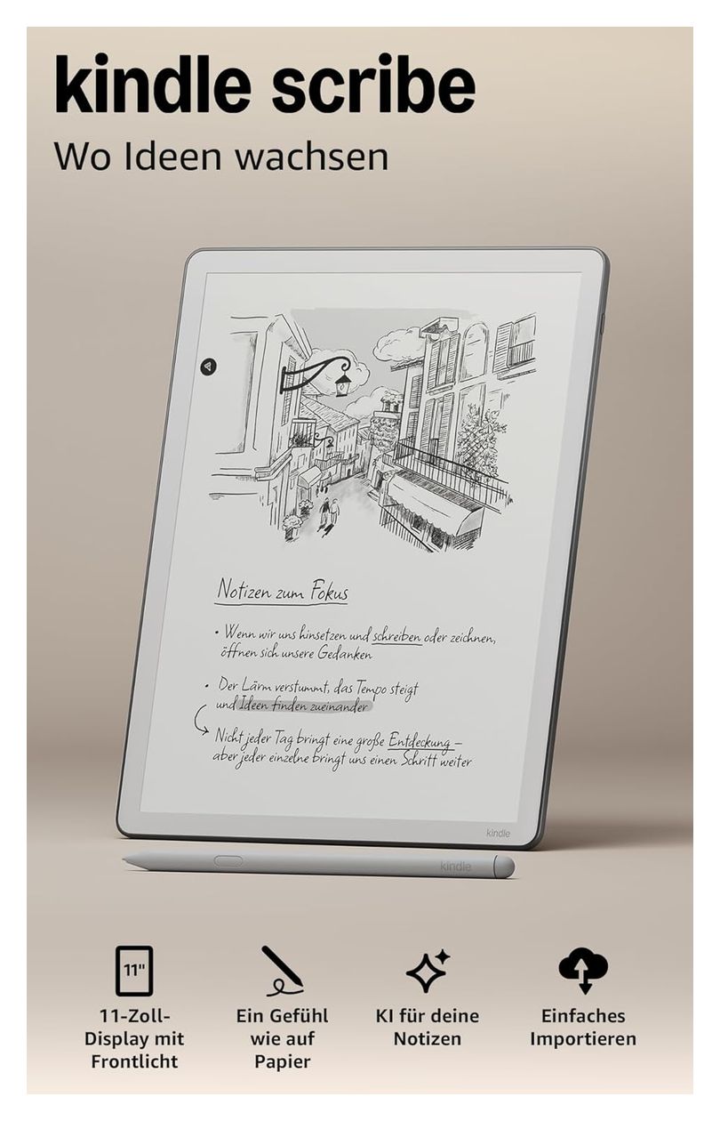 Kindle Scribe E-Reader 27,9 cm (11 Zoll) 32 GB  (Graphit) 