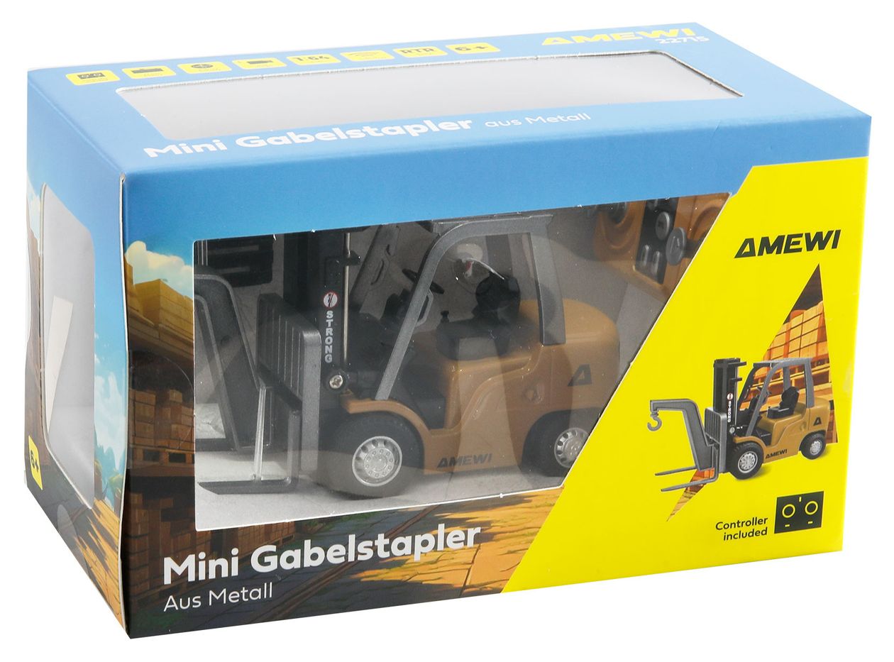 Gabelstapler, aus Metall 8-Kanal 1:64 RTR 