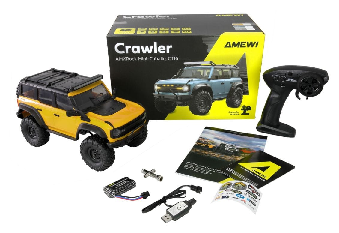 RC Craw Mini-Caballo AMXRo gelb 