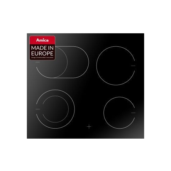 EC742100C herdgebundenes 60 cm Glaskeramik Kochfeld/Herdplatte 4 Zone(n) 