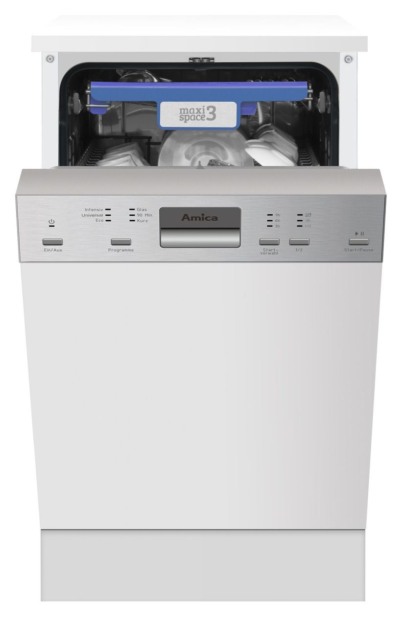 EGSP561000E 45 cm Geschirrspüler teilintegriert (ohne Front) Leise 10 Maßgedecke aquaStop Funktion 