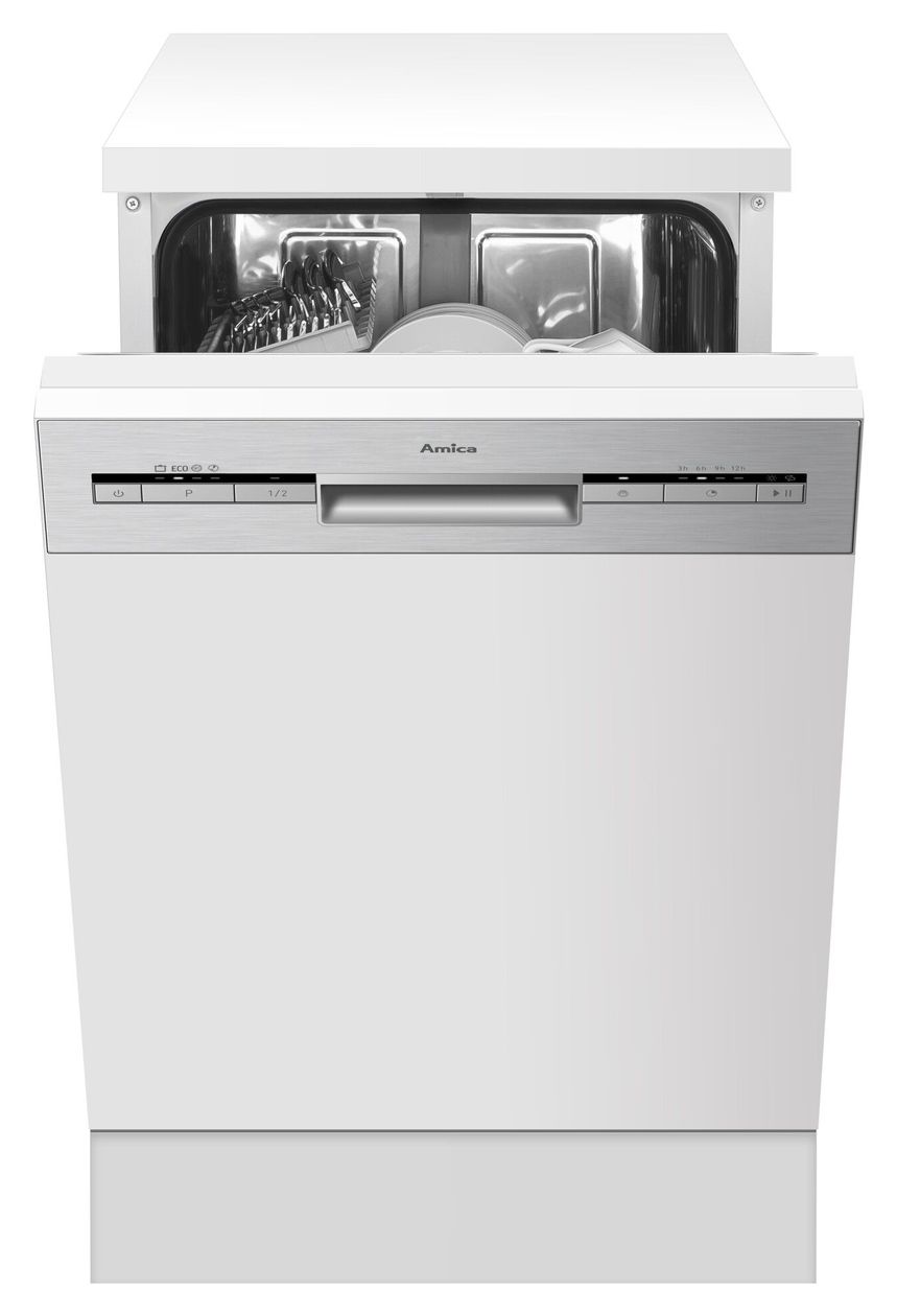 EGSP569900E 45 cm Geschirrspüler teilintegriert (ohne Front) Leise 9 Maßgedecke aquaStop Funktion 