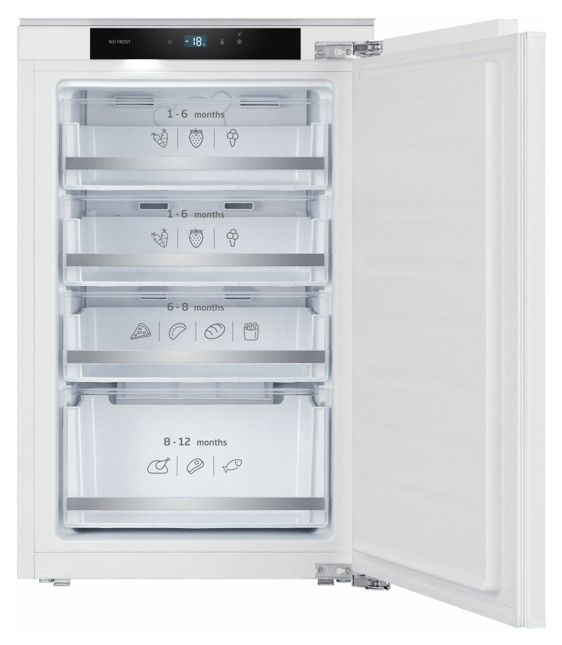 EGSX321250 82 l Einbau Gefrierschrank 151 kWh Jahr NoFrost 