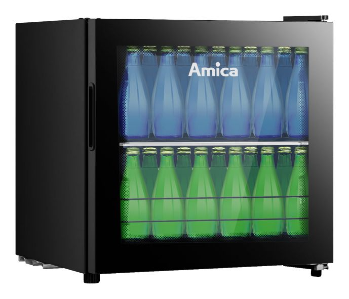 FK340100S 43 l Tischkühlschrank EEK: F 95 kWh Jahr  (Schwarz) 