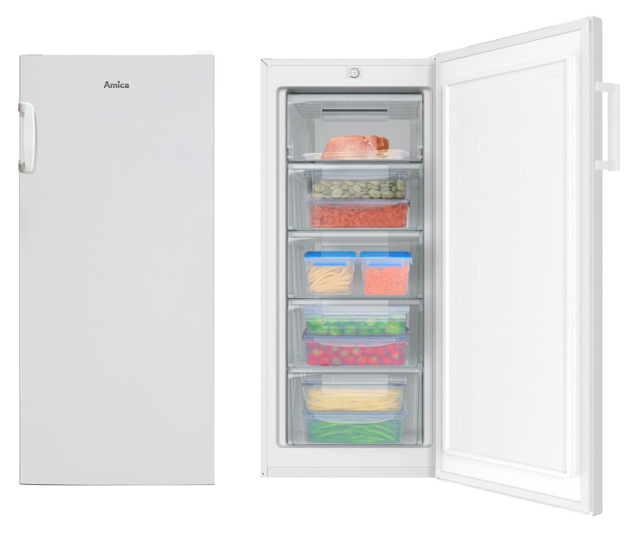 GS321120W 145 l Gefrierschrank 145 kWh Jahr NoFrost  (Weiß) 