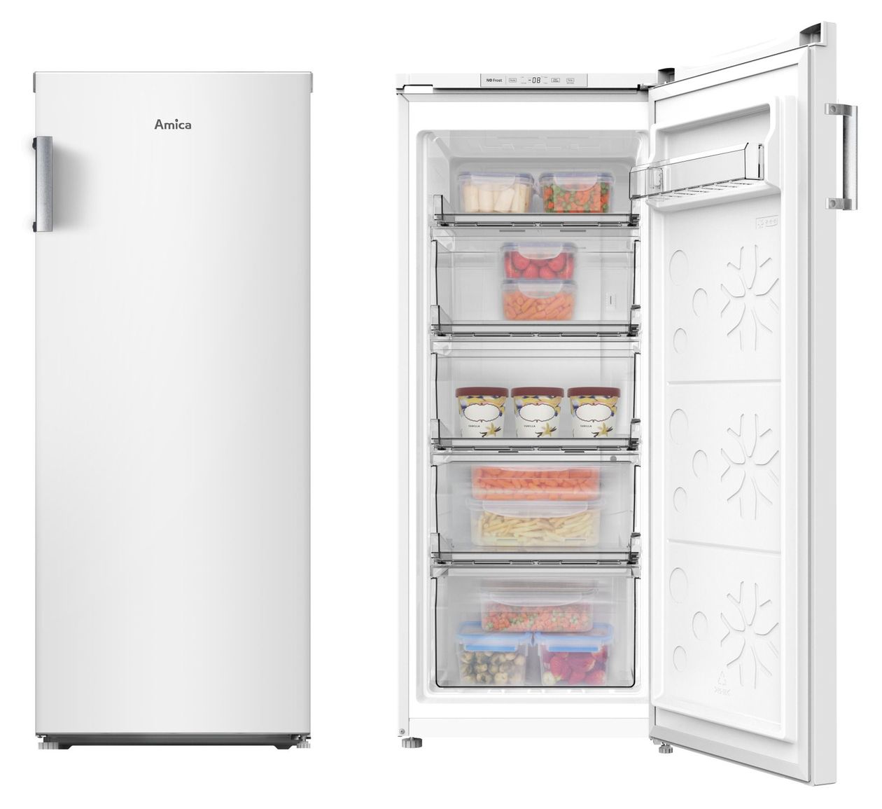 GSN321105W 122 l Gefrierschrank 193 kWh Jahr NoFrost  (Weiß) 