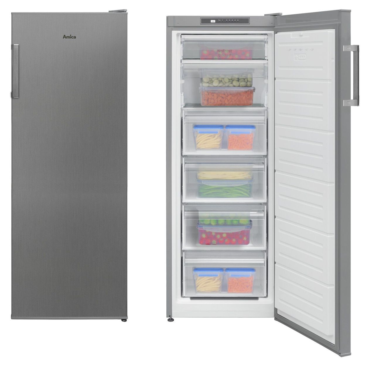 GSN324160E 174 l Gefrierschrank 212 kWh Jahr NoFrost  (Edelstahl) 