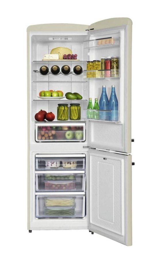 KGCR387109B 234 l / 96 l Kühl-Gefrierkombi freistehend NoFrost 196 kWh Jahr  (Beige) 