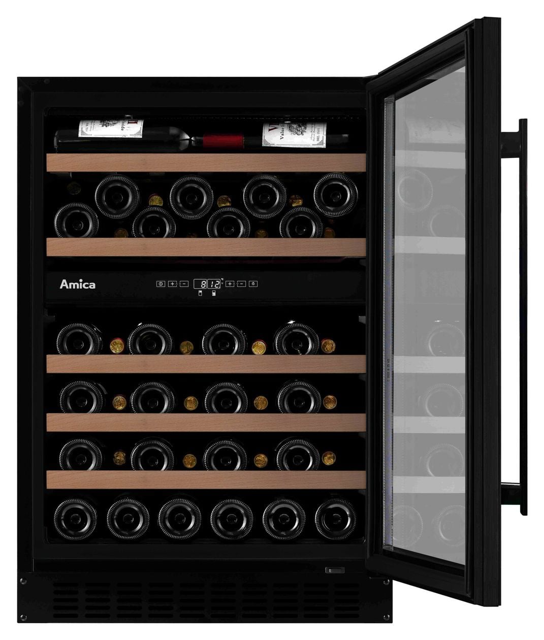 WK341118S Weinkühler Freistehend EEK: F 2 Zonen 52 Flasche(n) 