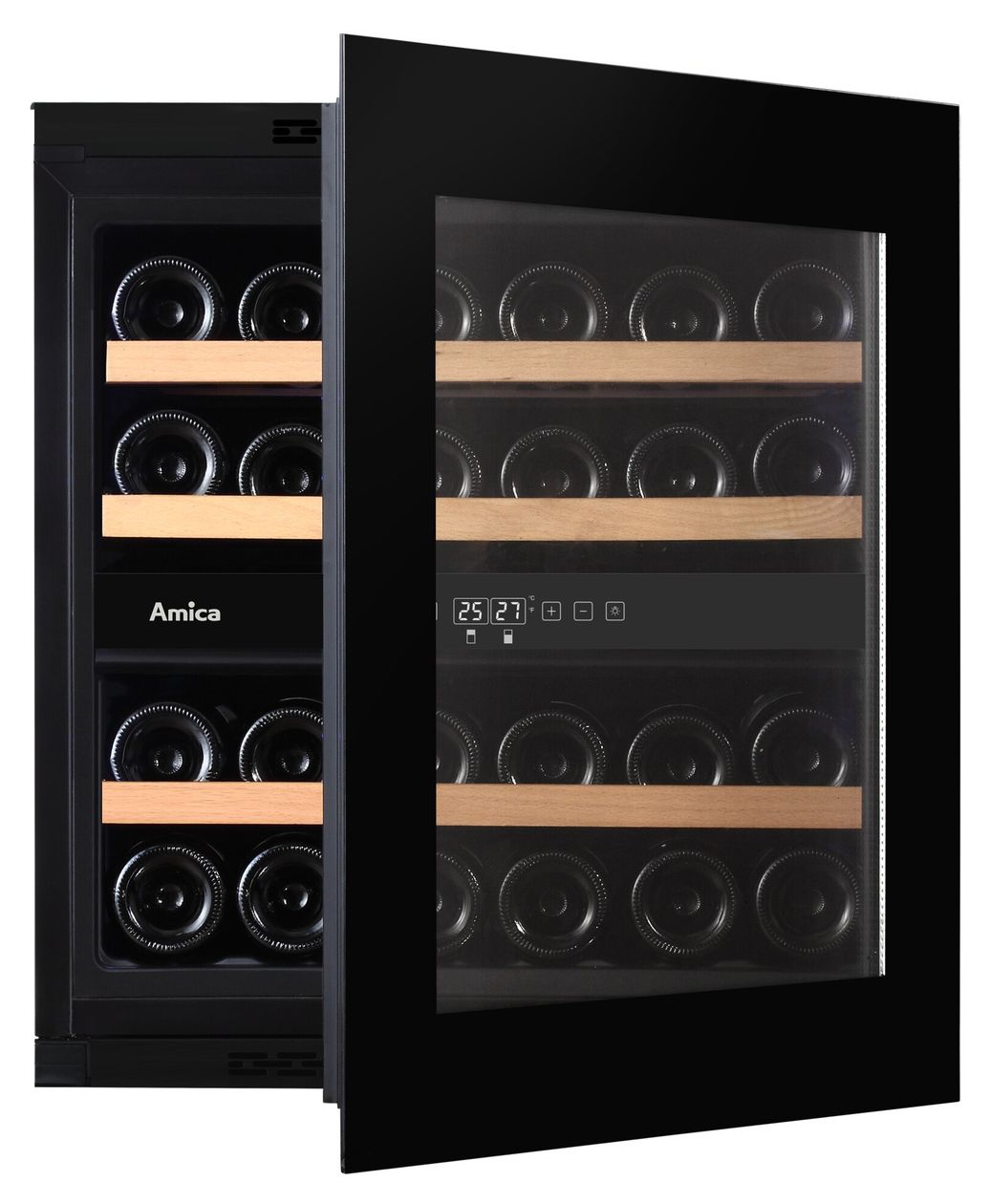 WK341215S Weinkühler Integriert EEK: F 2 Zonen 26 Flasche(n) 