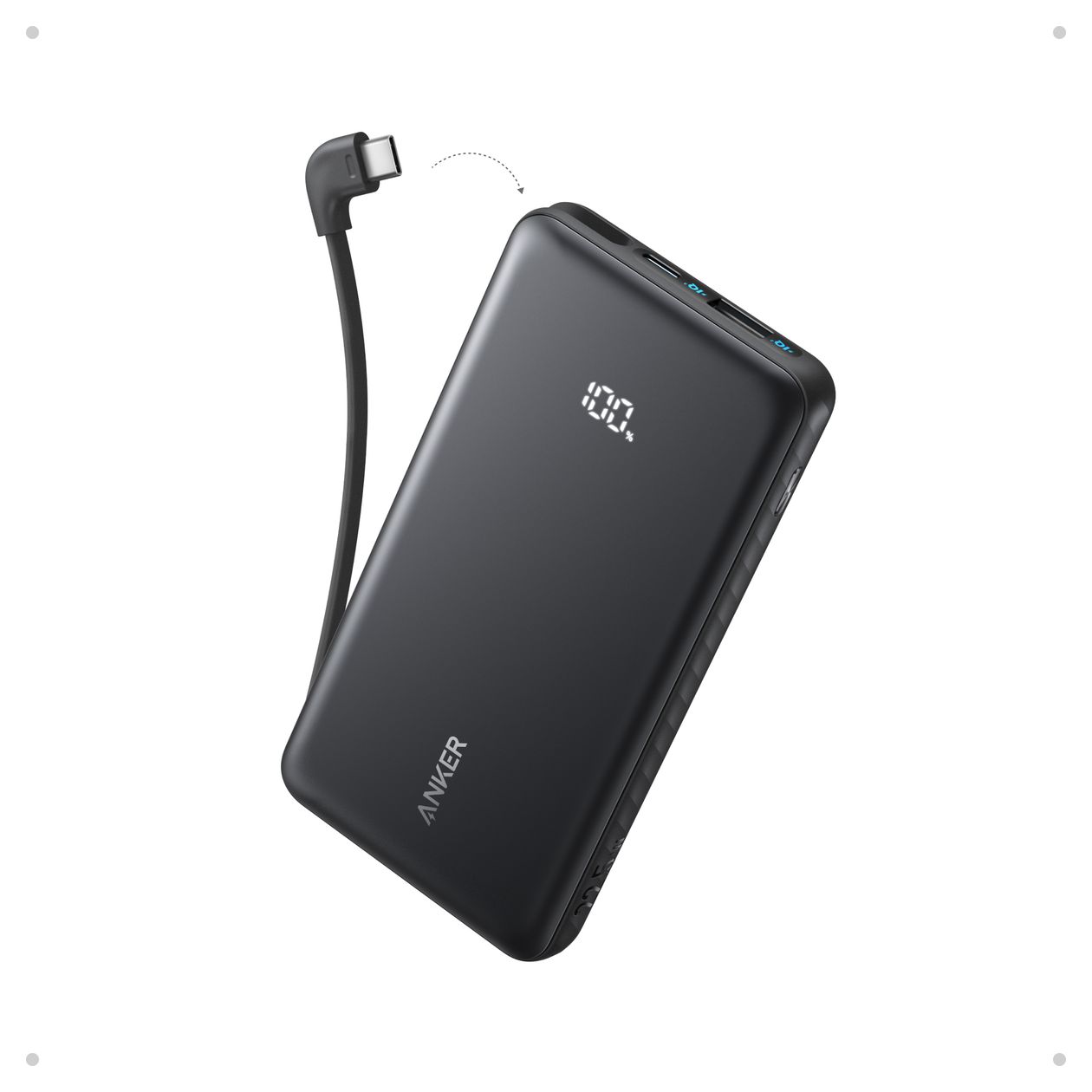 A110D 10000 mAh Powerbank USB Typ-C  (Schwarz) 