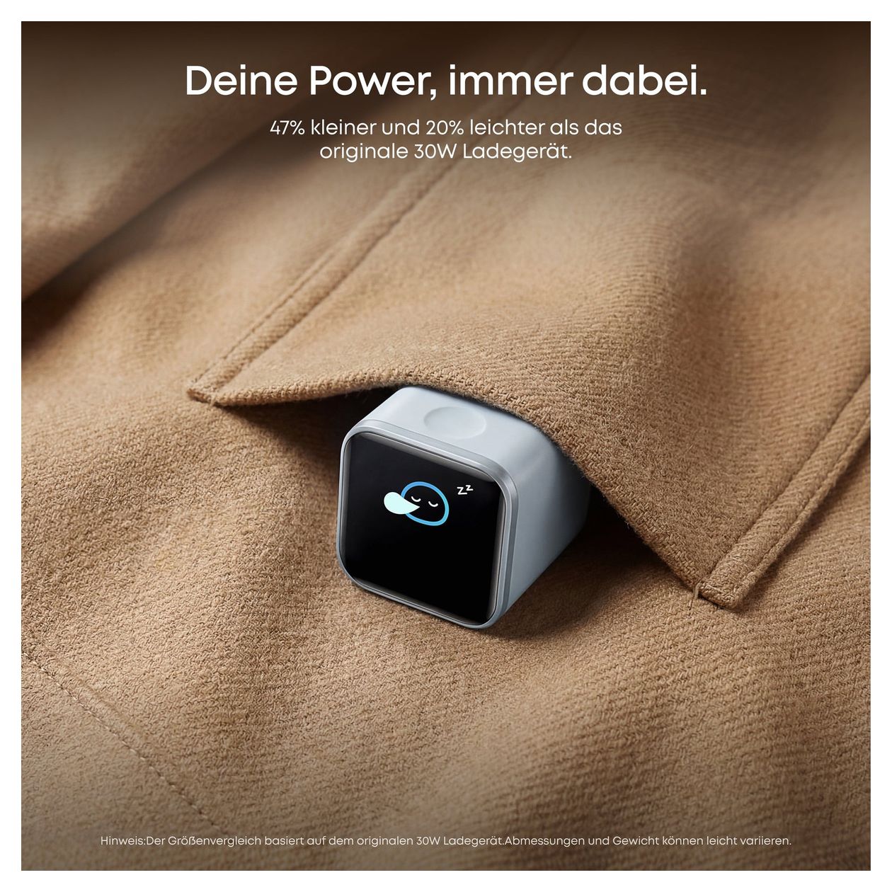 Nano Ladegerät 45W Smart Display 