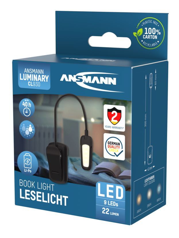 1600-0531 LED 300 mm Bernstein, Kaltweiße, Warmweiß Batterie/Akku 