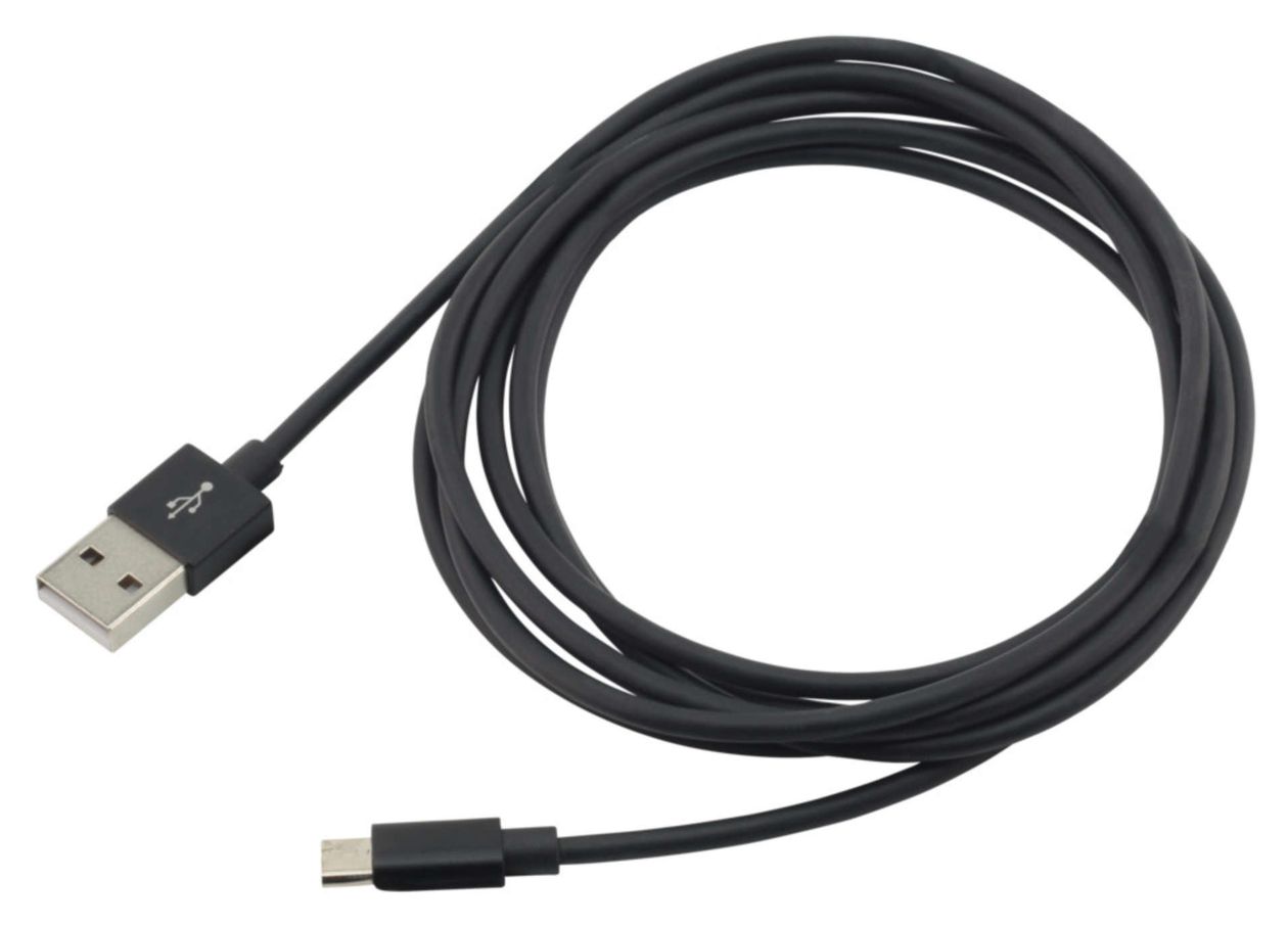 1700-0077 0,48 Gbit/s Stecker USB A auf Micro-USB B 0,2 m  (Schwarz) 