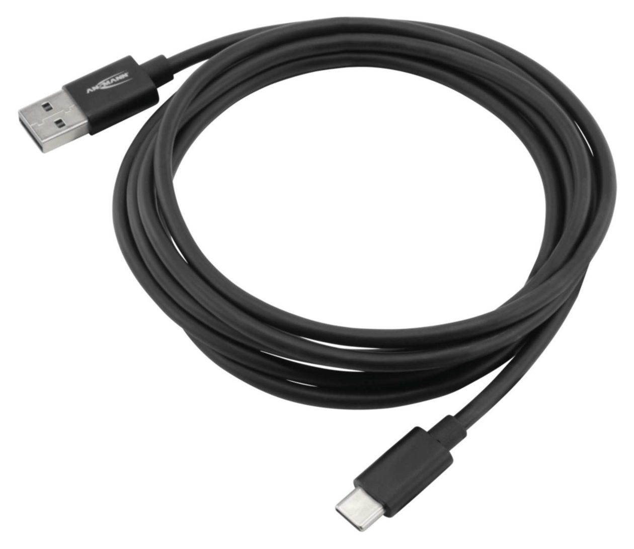 1700-0081 5 Gbit/s Stecker USB A auf USB C 2 m  (Schwarz) 