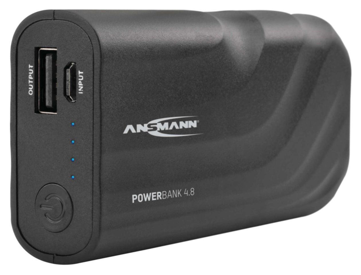 1700-0087 4400 mAh Powerbank USB Typ-A  (Schwarz) 
