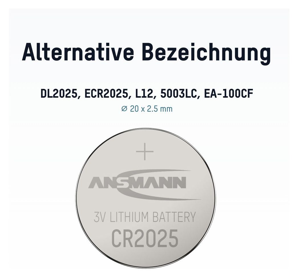 CR2025 Lithium-Knopfzelle 