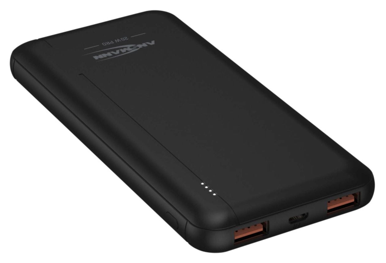 PB320PD 10000 mAh Powerbank Micro-USB + USB Type-C  (Schwarz) 