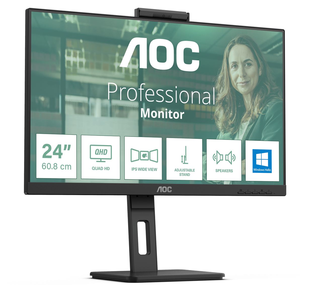 24P3CW Full HD Monitor 60,5 cm (23.8 Zoll) 16:9 4 ms 300 cd/m²  (Schwarz) 