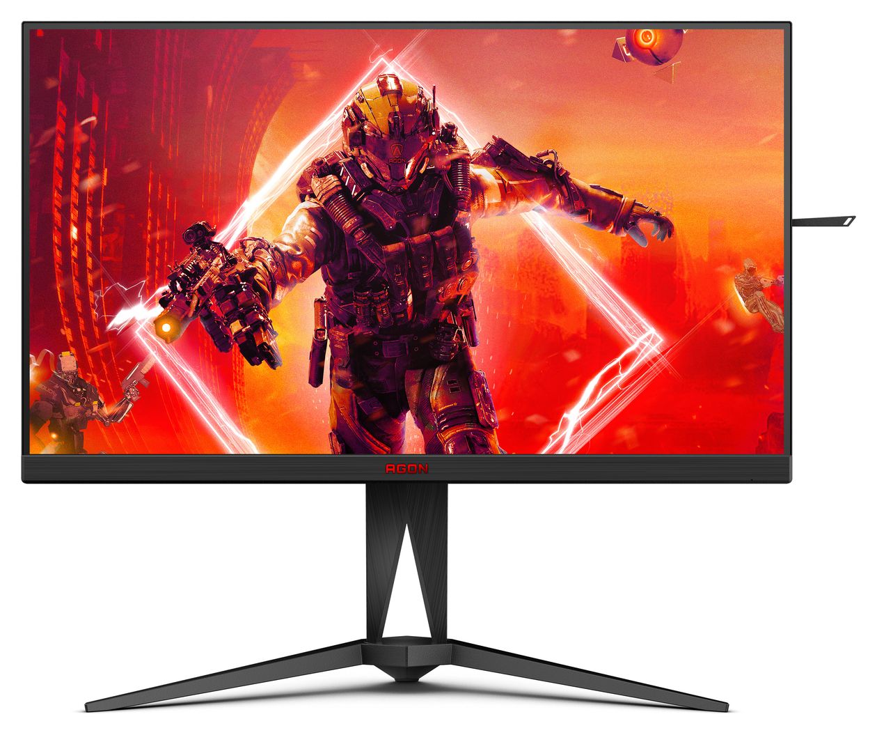 AG275QZN/EU Quad HD Monitor 68,6 cm (27 Zoll) 16:9 1 ms 400 cd/m²  (Schwarz, Rot) 