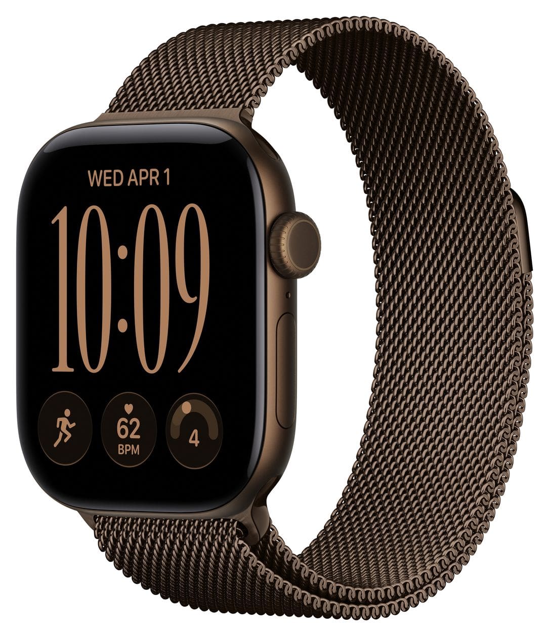 40 mm Milanaise Armband Dunkelbronze 