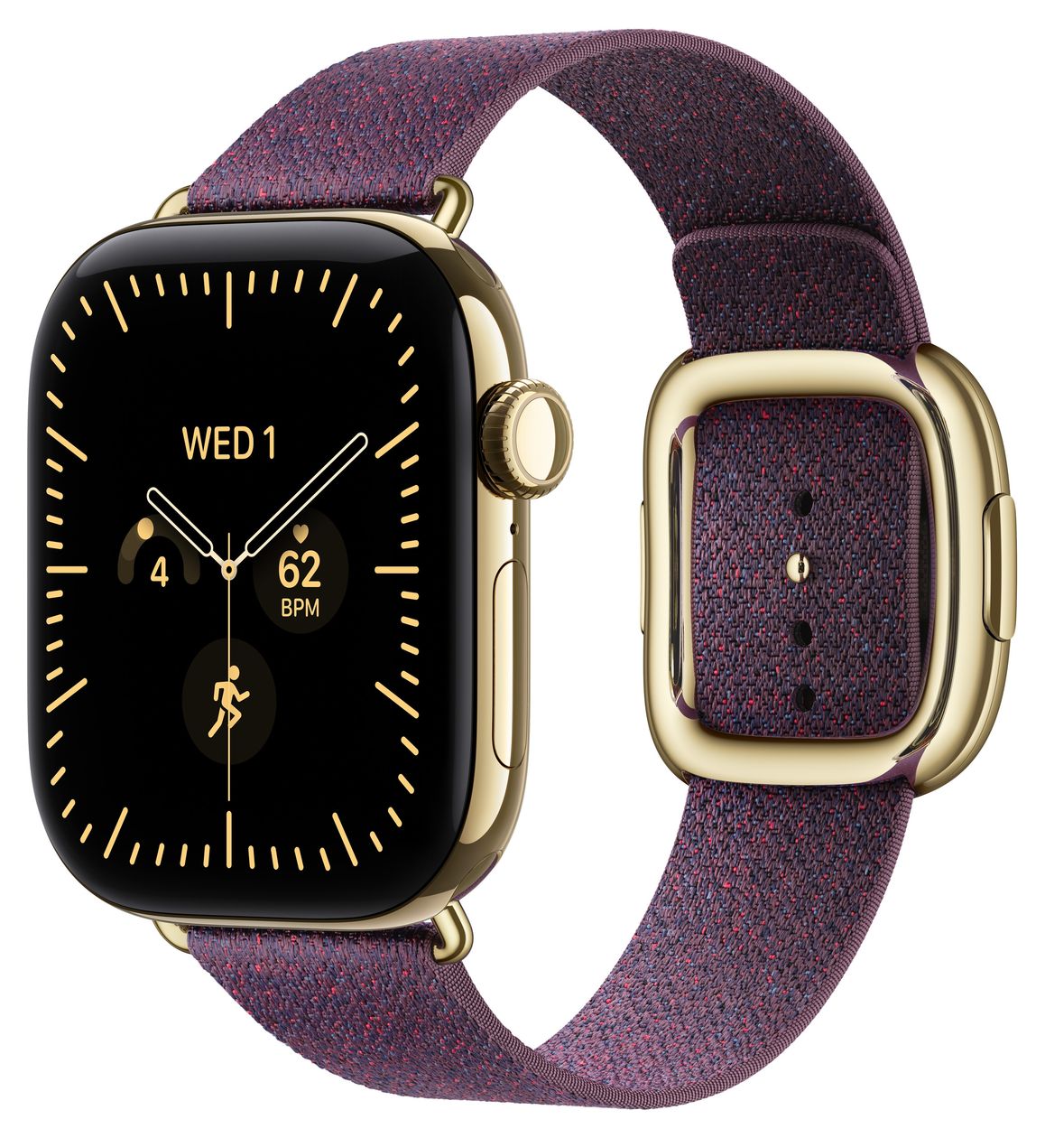 42 mm Armband mit Moderner Schließe Mulberry - Large 