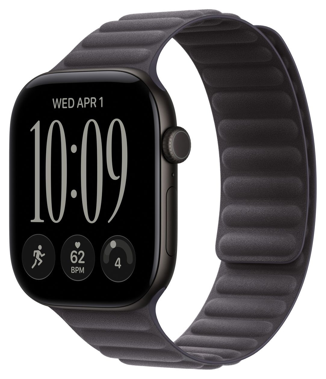 46 mm Armband mit Magnetverschluss Mitternacht - S/M 