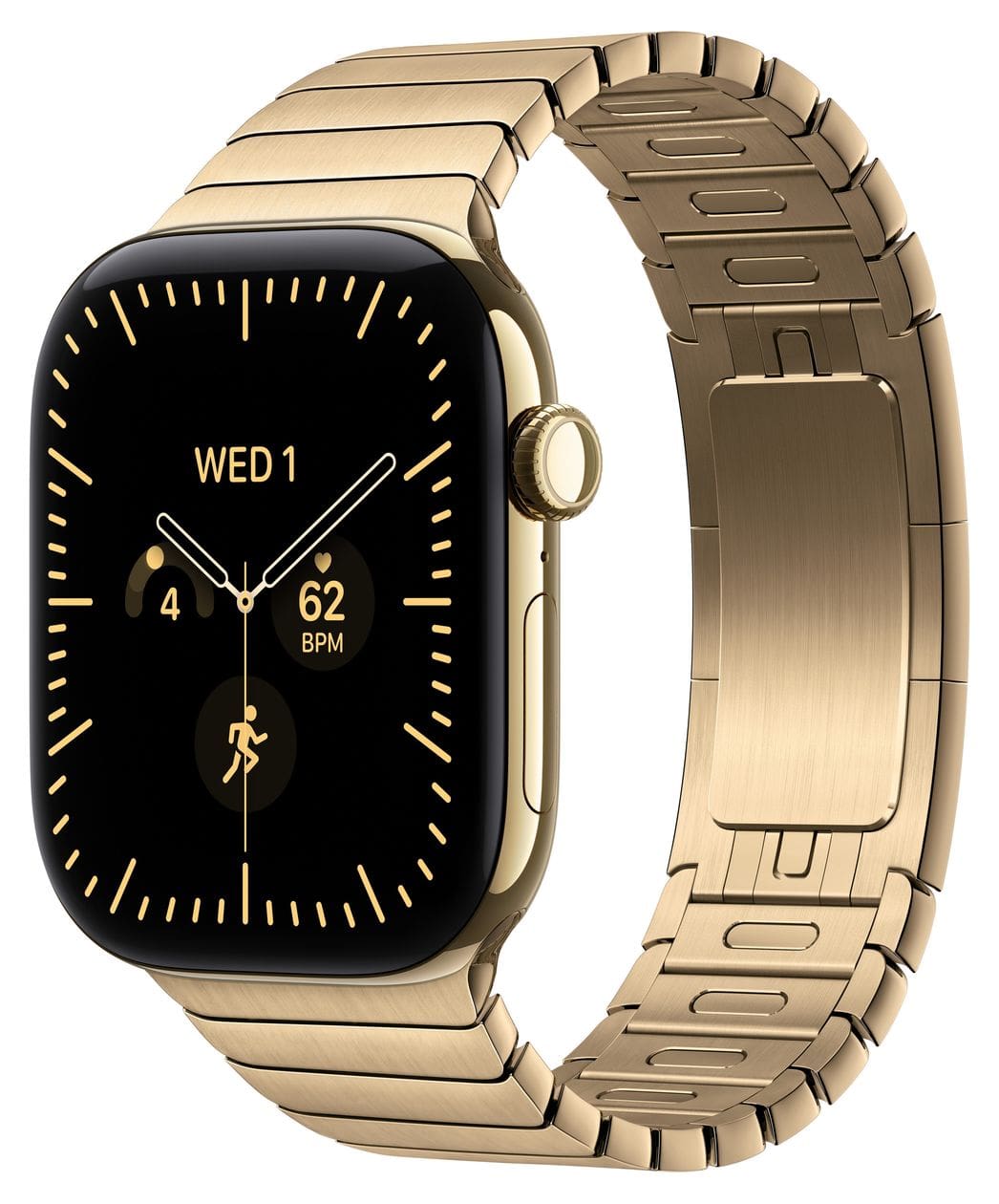 46 mm Gliederarmband Brillantgold 