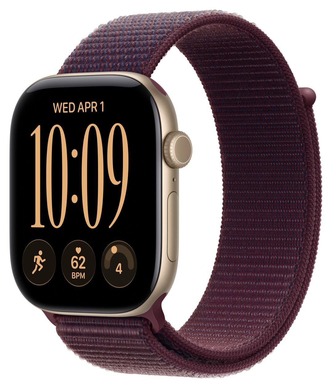 46 mm Sport Loop Burgunder 