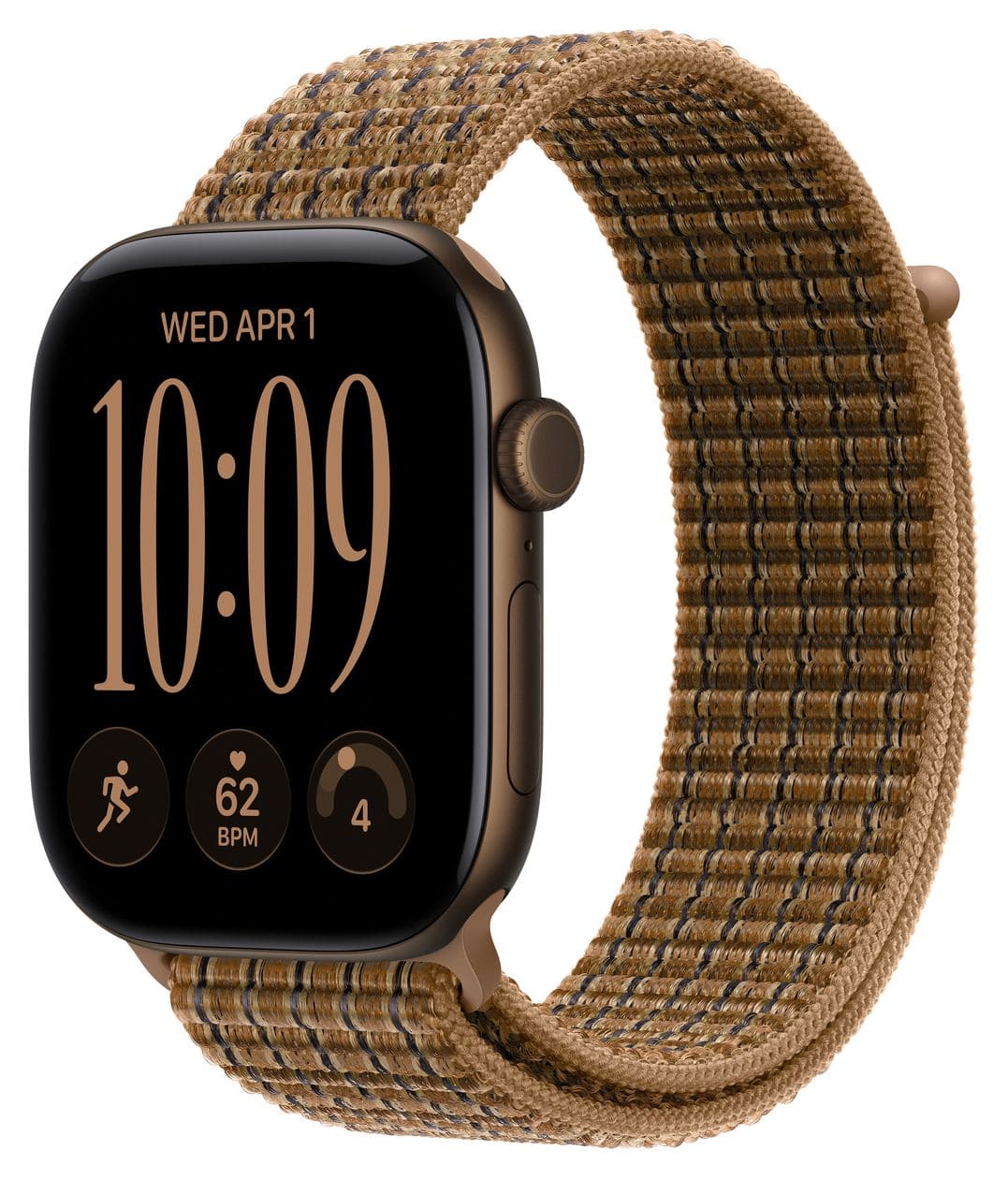 46 mm Sport Loop Hellumbra Kariert 