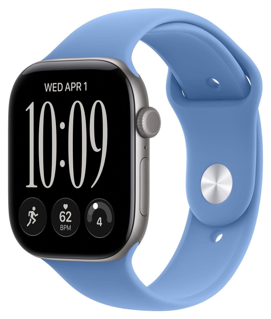 46 mm Sportarmband Hyazinthenblau - M/L 