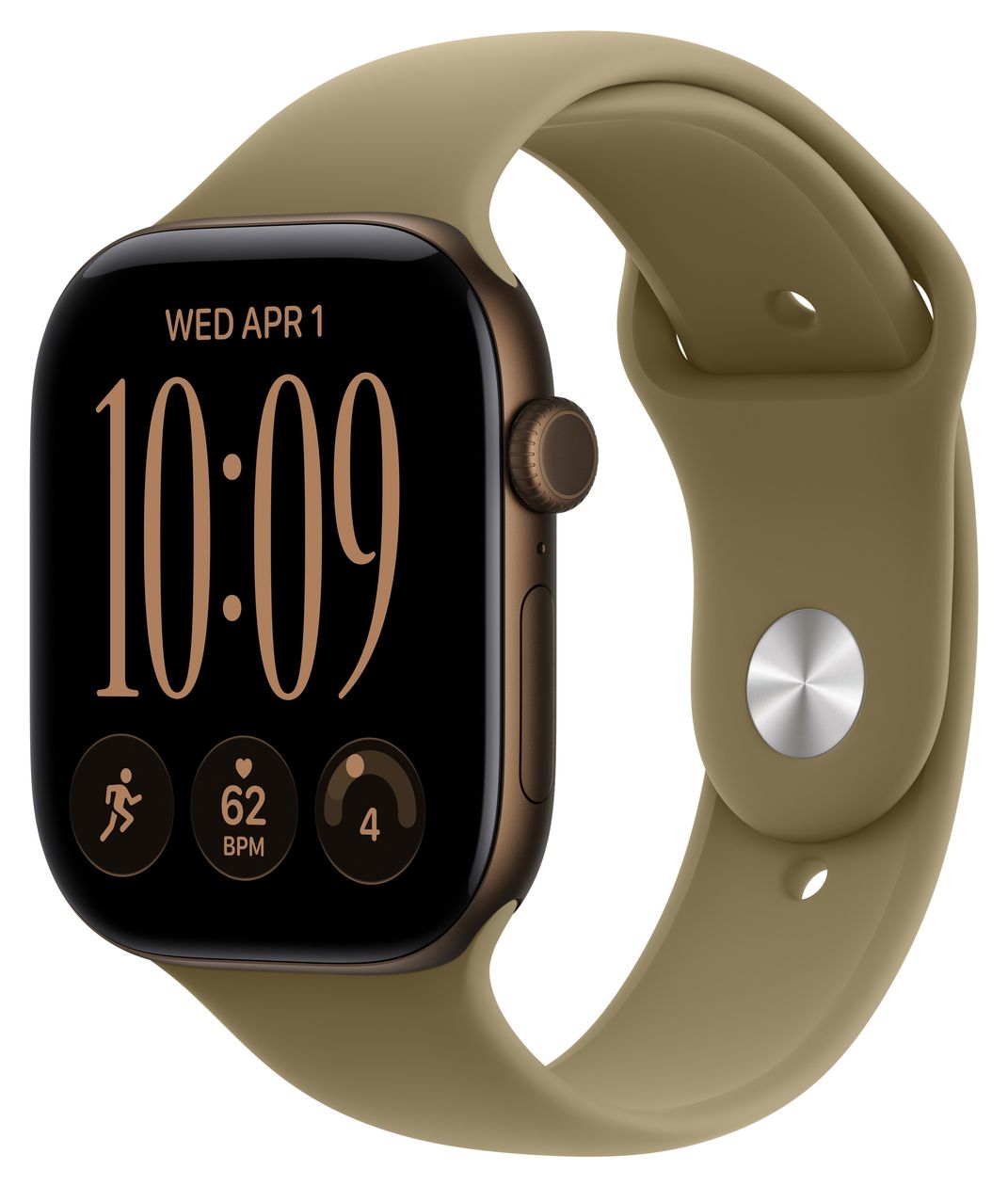 46 mm Sportarmband Oliv - M/L 