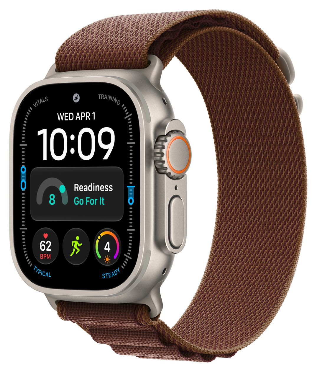49 mm Alpine Loop Burgunder – Small – Titan Natur 