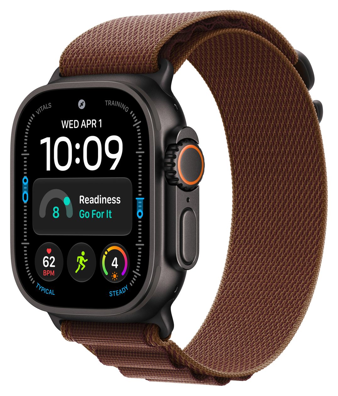 49 mm Alpine Loop Burgunder – Small – Titan Schwarz 