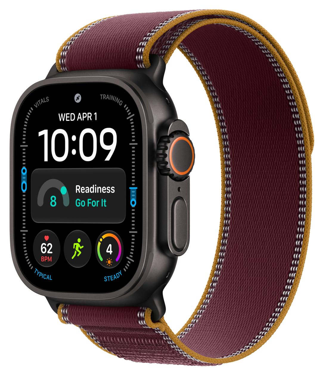 49 mm Trail Loop Burgunder – S/M – Titan Schwarz 