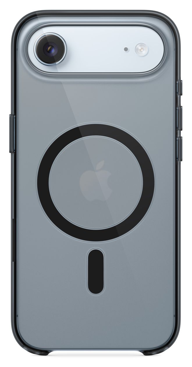 Case mit MagSafe Cover für Apple iPhone Air (Schwarz, Durchscheinend) 