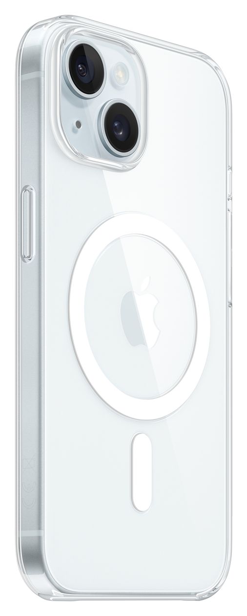Clear Case mit MagSafe Cover für Apple iPhone 15  (Transparent) 