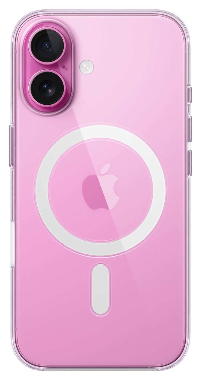 Clear Case mit MagSafe Cover für Apple iPhone 16  (Transparent) 