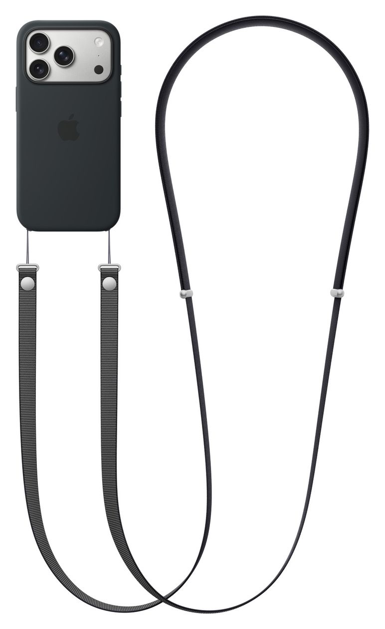 Crossbody Band Gurt für Apple  (Hellgrau) 